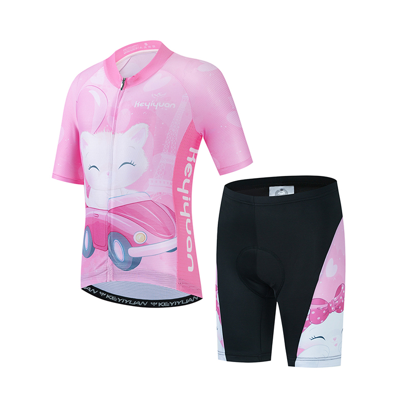 Cycling Commuter Clothing - Keyiyuan-子供用サイクリングジャージ,半袖サイクリングシャツ