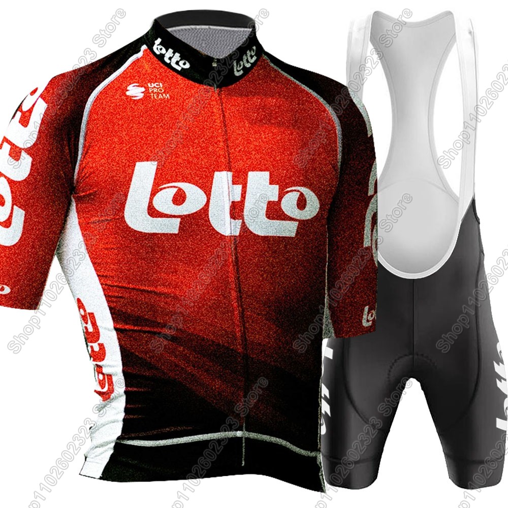ロトチーム2025サイクリングジャージセット サマーベルギー - Cycling Commuter Clothing のレビューと価格