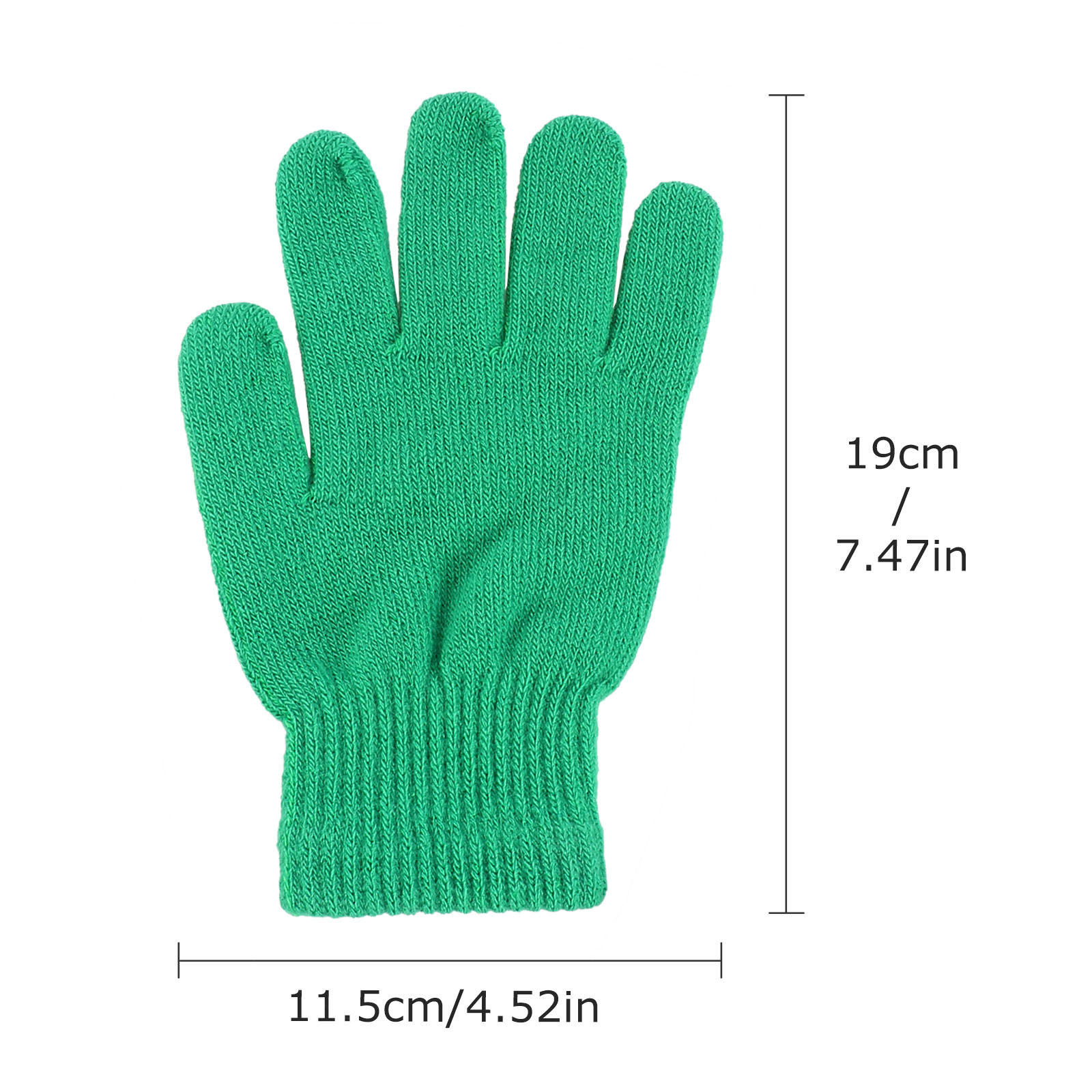 6組の冬用暖かい無地サイクリンググローブ、ニット製フルフィン - Winter Cycling Commute のレビューと価格