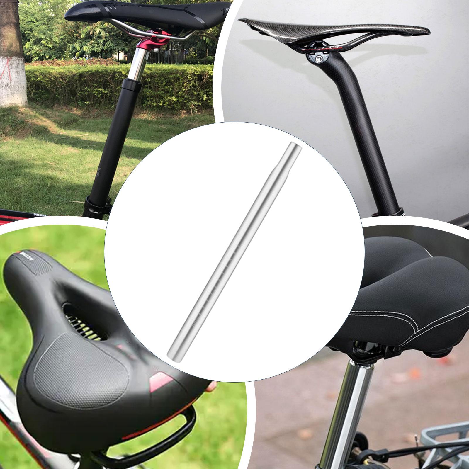 自転車シートポスト アルミ合金製 スリムヘッド 高さ目盛り付 - Commuting With Road Bike のレビューと価格