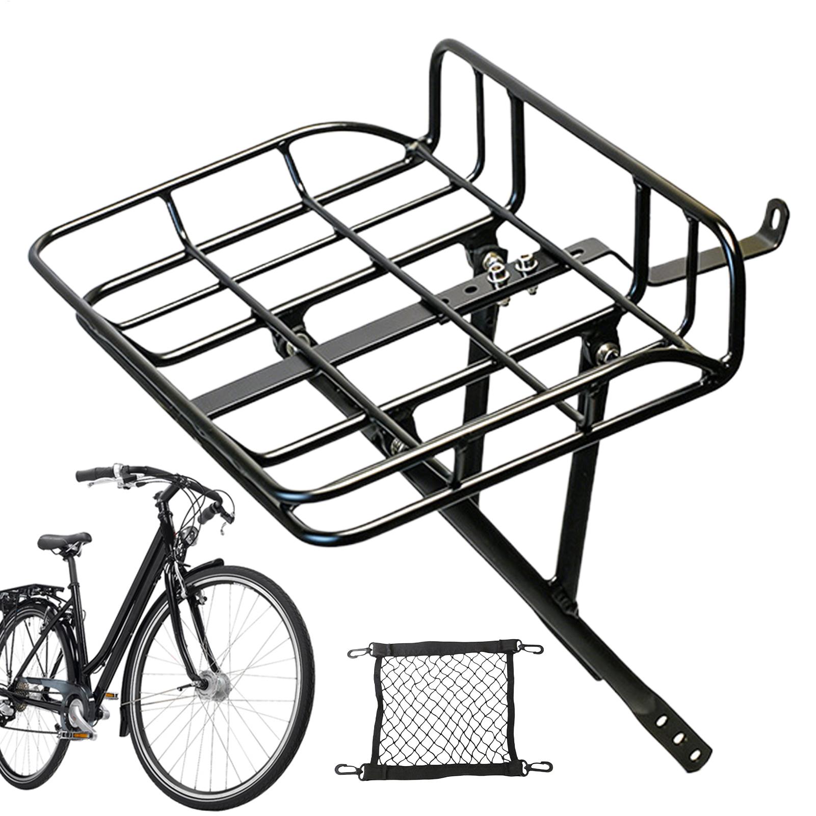 クイックリリース式フロントバイクバスケット 大容量メタルカー - Cycling To Commute のレビューと価格
