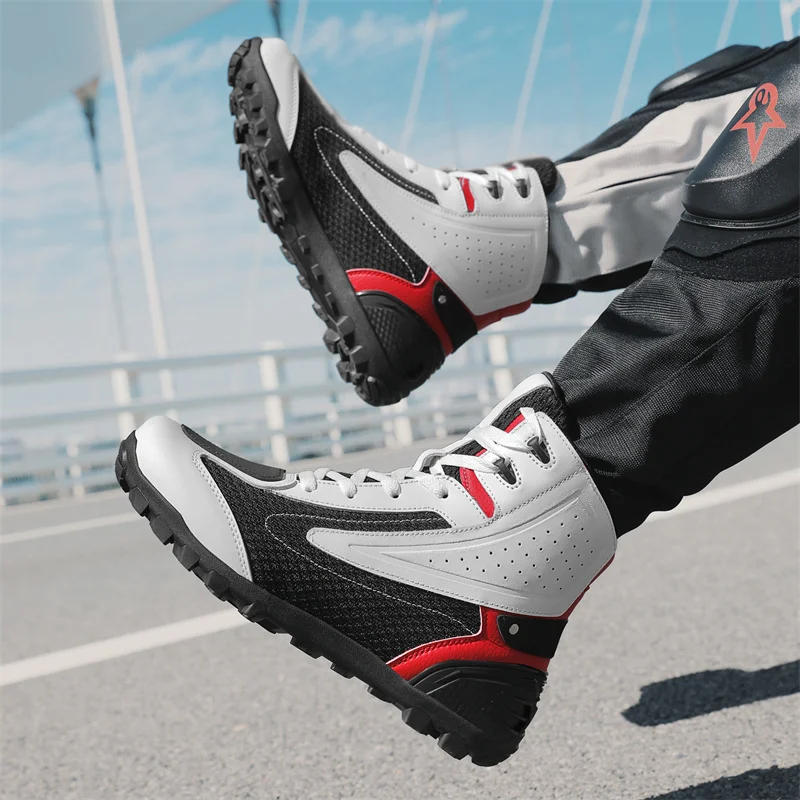 オートバイ用防水ブーツ,オフロードラリー,オートバイシューズ - Cycling Commute Shoes のレビューと価格